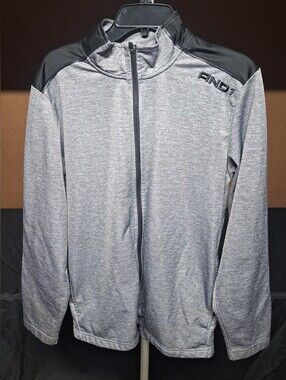 AND1 Mens' Grey Full-Zip Athletic Jacket